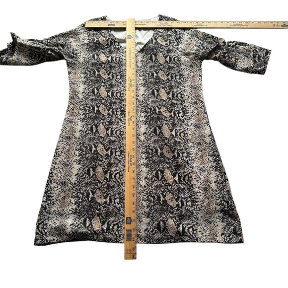 Womens Dress Size 10 Animal Print Retro Go Go Mini Office Siren Cocktail Party - Picture 6 of 9